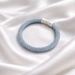 Sparkling Light Blue Beaded Bracelet -